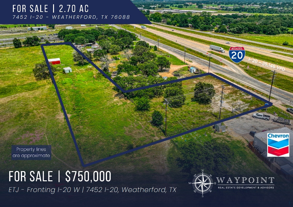 7452 Interstate 20, Weatherford, TX à vendre Photo du bâtiment- Image 1 de 12