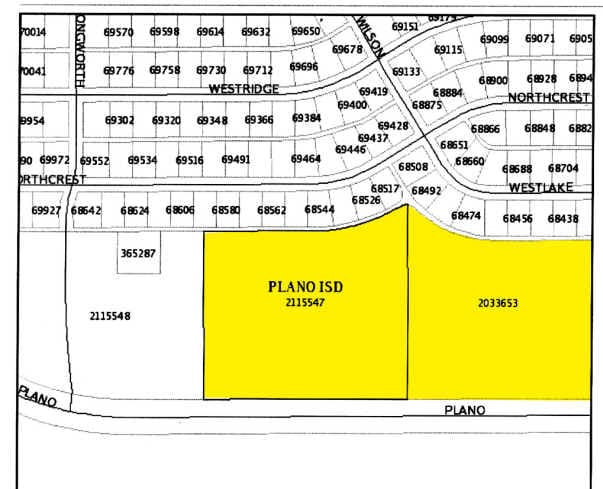 2201 W Plano Pky, Plano, TX for lease - Plat Map - Image 2 of 13