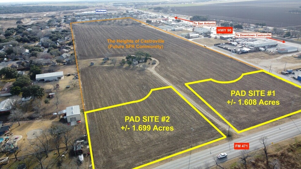 200 FM 471 N, Castroville, TX à louer - Aérien - Image 2 de 6
