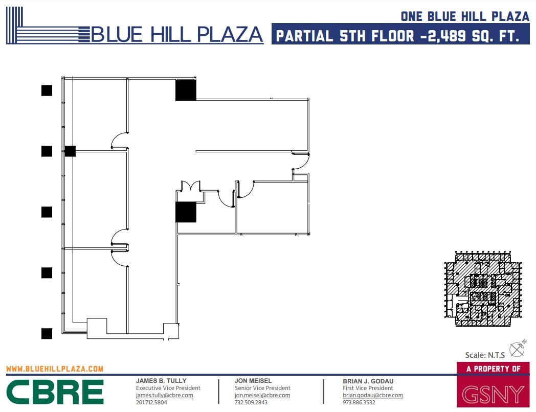 1 Blue Hill Plz, Pearl River, NY à louer Plan d  tage- Image 1 de 1