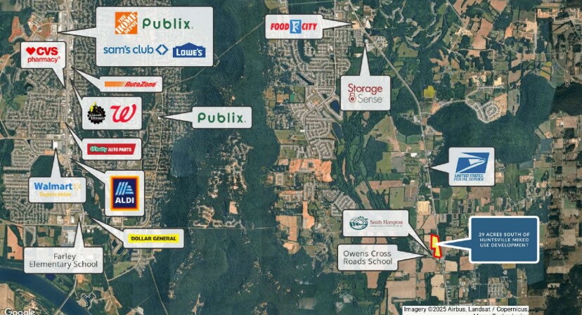 8928 Alabama 1, Owens Cross Roads, AL à vendre - Photo du bâtiment - Image 3 de 4