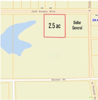 2375 S Thomas St, Tupelo, MS à vendre - Plan cadastral - Image 1 de 1