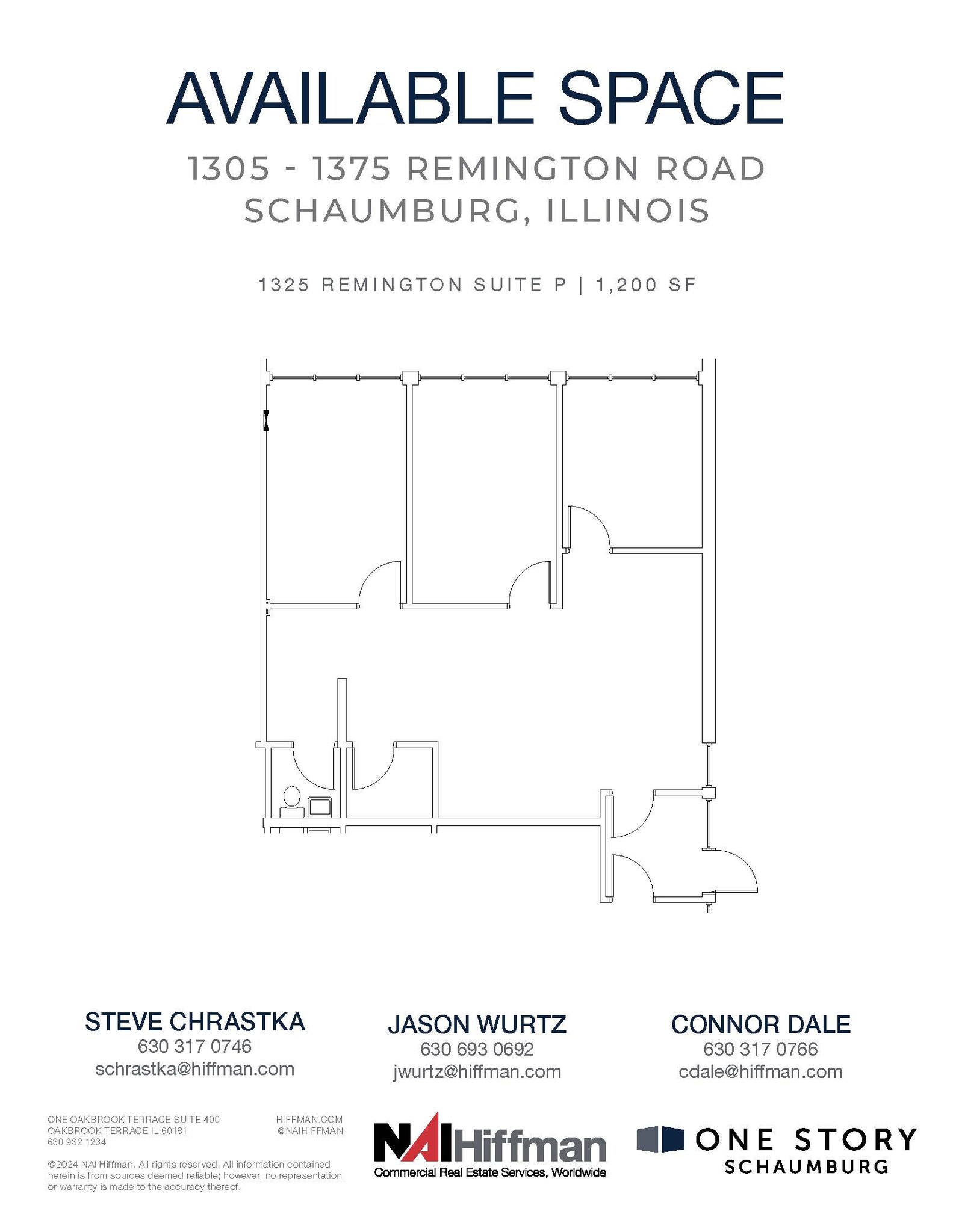 1305 Remington Rd, Schaumburg, IL à louer Plan d  tage- Image 1 de 2