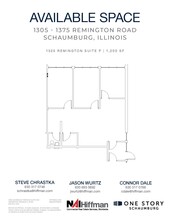 1305 Remington Rd, Schaumburg, IL à louer Plan d  tage- Image 1 de 2