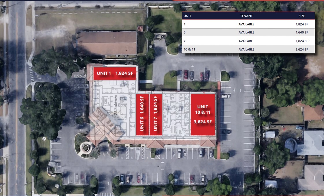 210 S Lake St, Leesburg, FL à louer Plan de site- Image 1 de 2