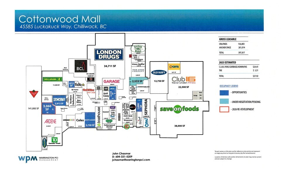 45585 Luckakuck Way, Chilliwack, BC for lease - Site Plan - Image 2 of 11