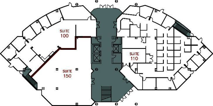 9255 Towne Centre Dr, San Diego, CA à louer Plan d’étage- Image 1 de 1