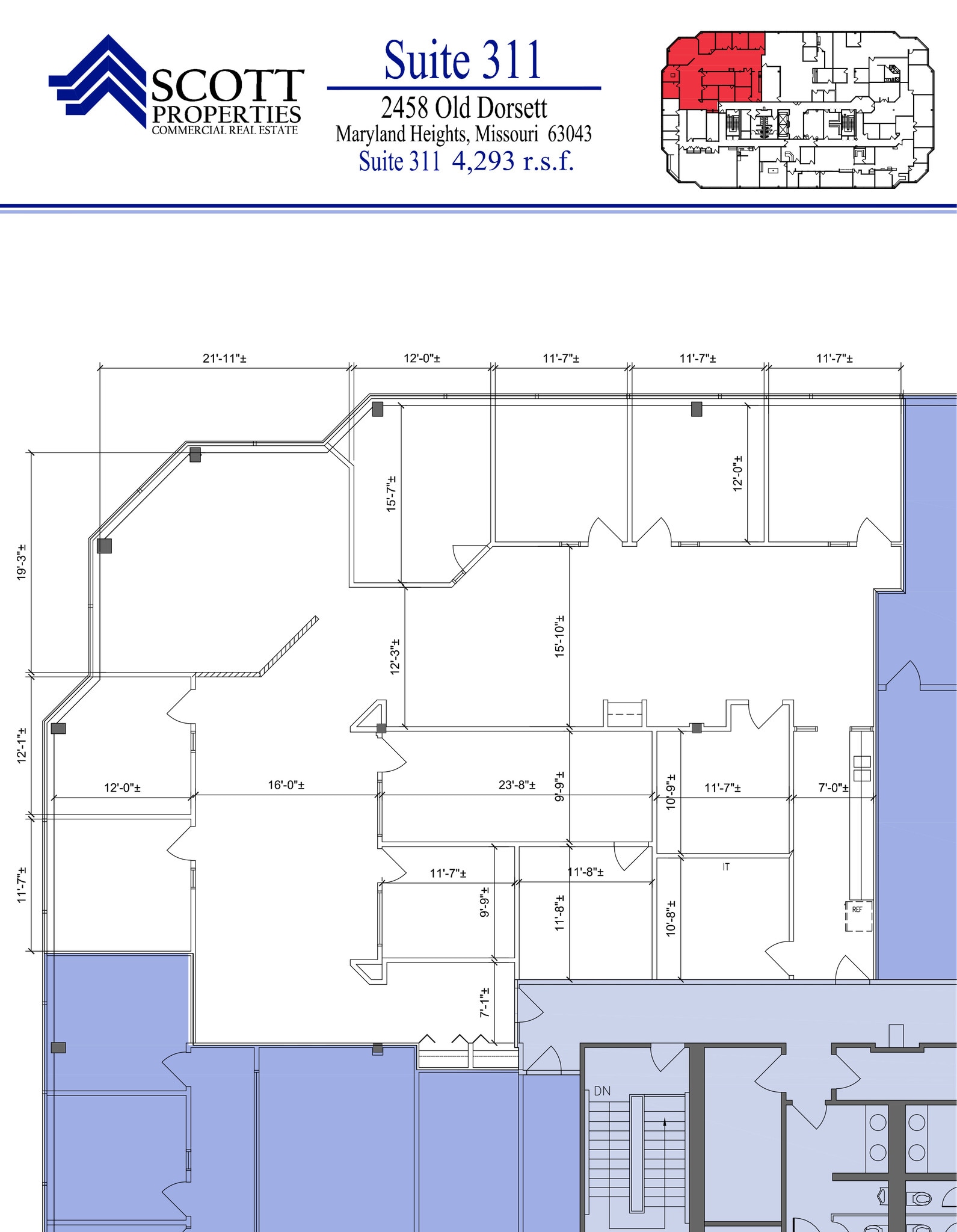 2458 Old Dorsett Rd, Maryland Heights, MO for lease Floor Plan- Image 1 of 11