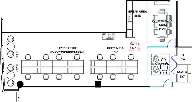 1 N Wacker, Chicago, IL for lease Floor Plan- Image 1 of 9