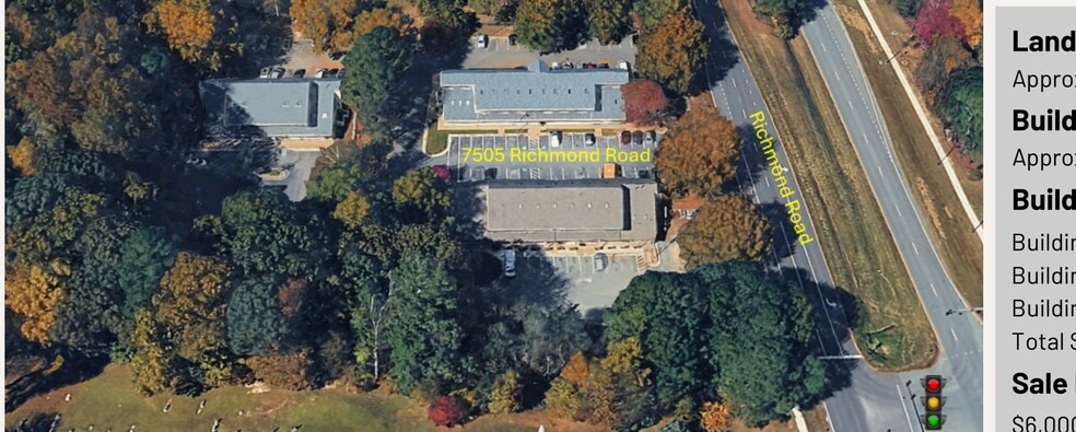 7505 Richmond Rd, Williamsburg, VA for sale - Aerial - Image 2 of 3