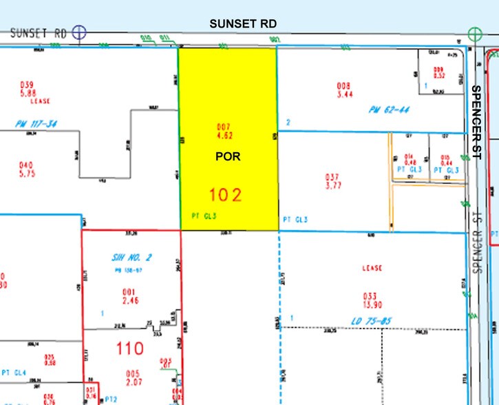 1631 E Sunset Rd, Las Vegas, NV à louer - Plan cadastral - Image 2 de 4
