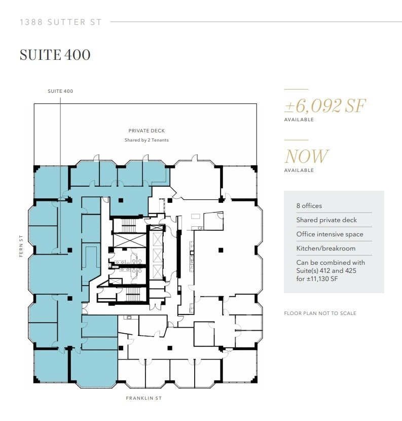 1388 Sutter St, San Francisco, CA for lease Floor Plan- Image 1 of 1
