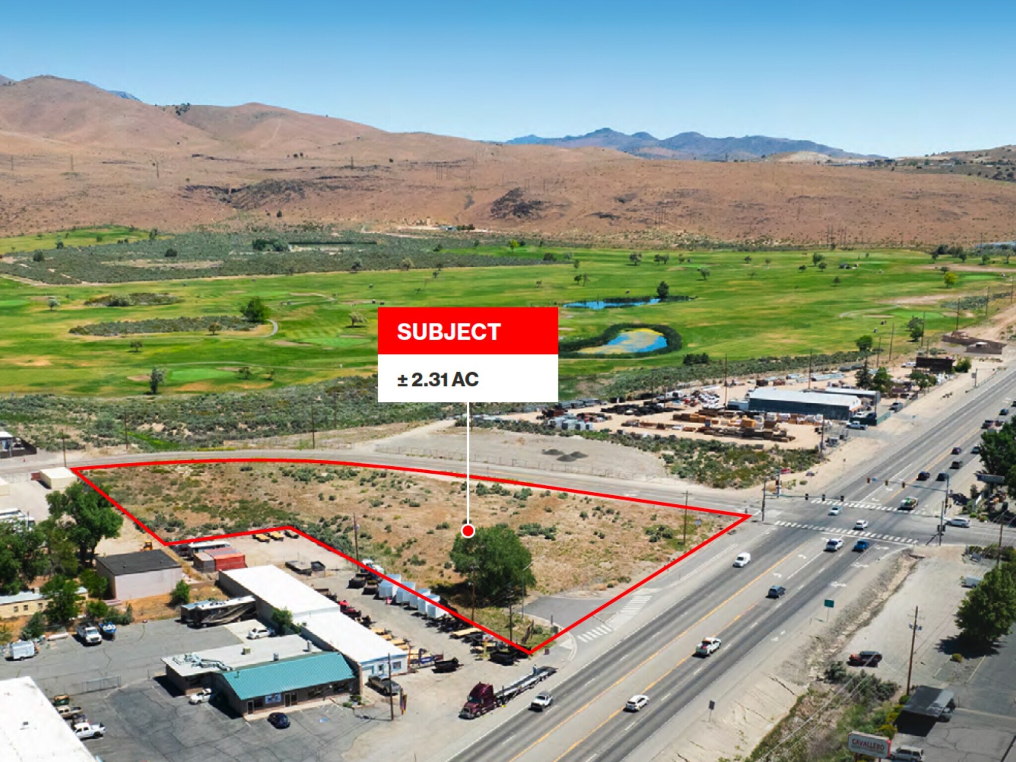 Hwy 50 East, Carson City, NV for sale Aerial- Image 1 of 6