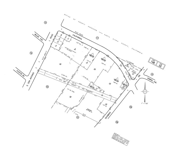 San Antonio Rd, Mountain View, CA à louer - Plan cadastral - Image 2 de 17
