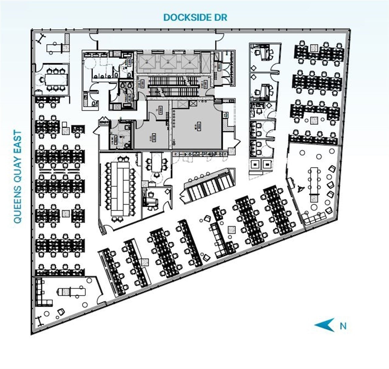 125 Queens Quay E, Toronto, ON for lease Floor Plan- Image 1 of 1