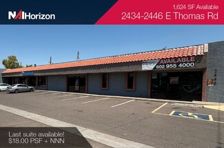 Plus de détails pour 2434-2446 E Thomas Rd, Phoenix, AZ - Vente au détail à louer