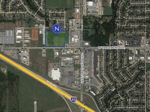Vandament Ave and 1st Place Blvd, Yukon, OK - Aérien Vue de la carte