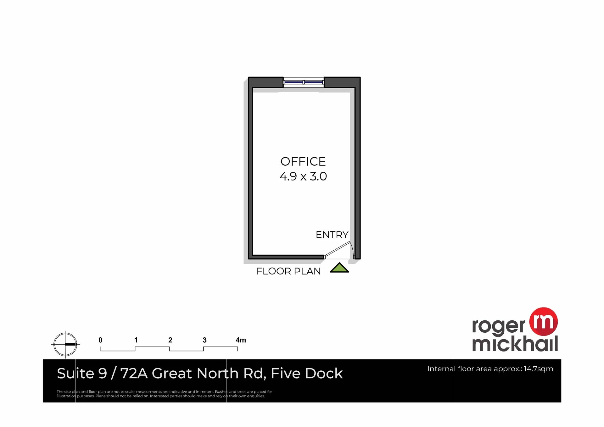 72A Great North Rd, Five Dock à louer Plan d’étage- Image 1 de 1