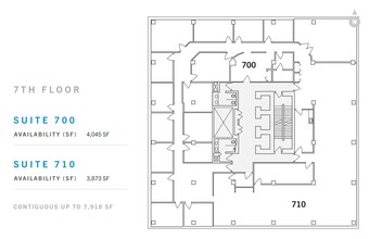 10107-10119 Jasper Av NW, Edmonton, AB à louer Plan d’étage- Image 1 de 1