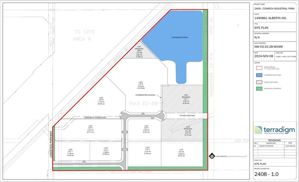 Conrich Industrial Pk, Calgary, AB à vendre - Photo principale - Image 2 de 2