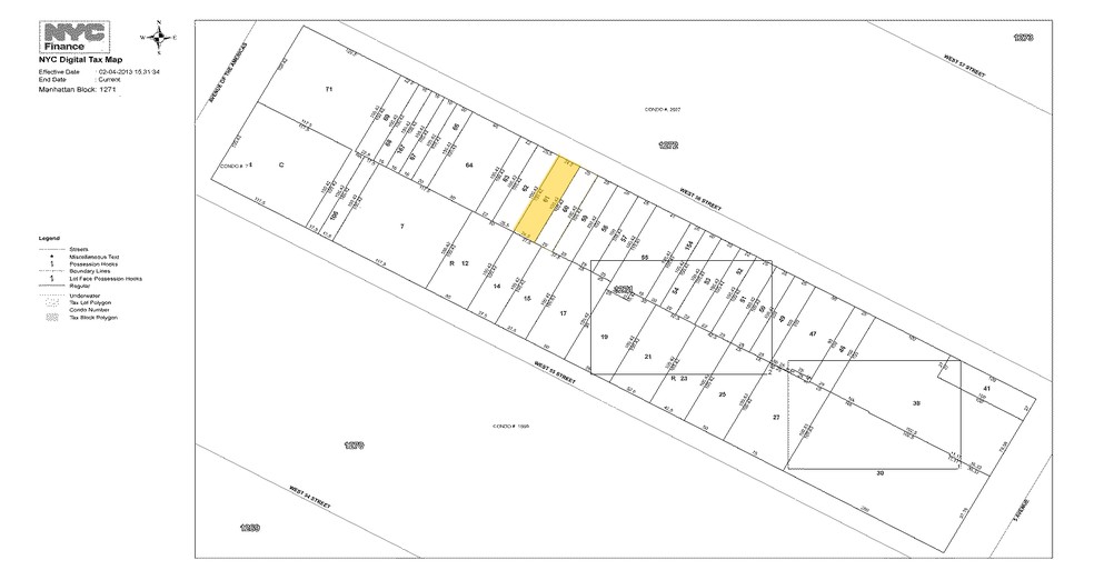 42 W 56th St, New York, NY for lease - Plat Map - Image 3 of 3