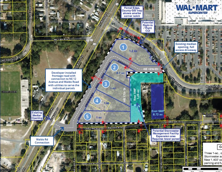 NE Waldo Rd, Gainesville, FL à vendre - Photo du bâtiment - Image 2 de 3