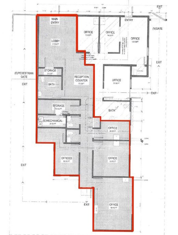 17251 Hesperian Blvd, San Lorenzo, CA for lease Floor Plan- Image 1 of 1