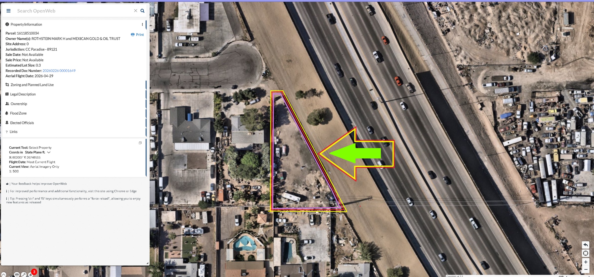 3939 Raymert dr, Las Vegas, NV for sale Aerial- Image 1 of 7