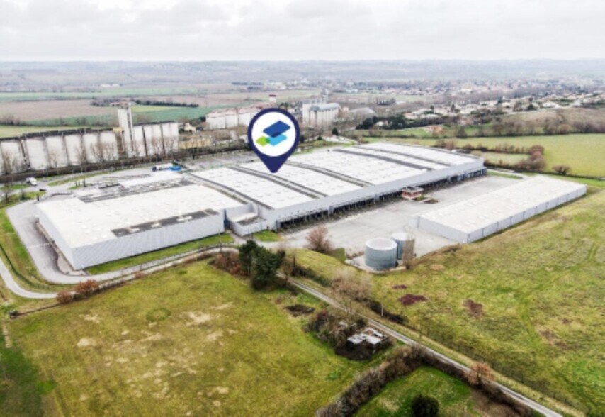 62 En Saumie, Baziège for lease - Aerial - Image 3 of 3