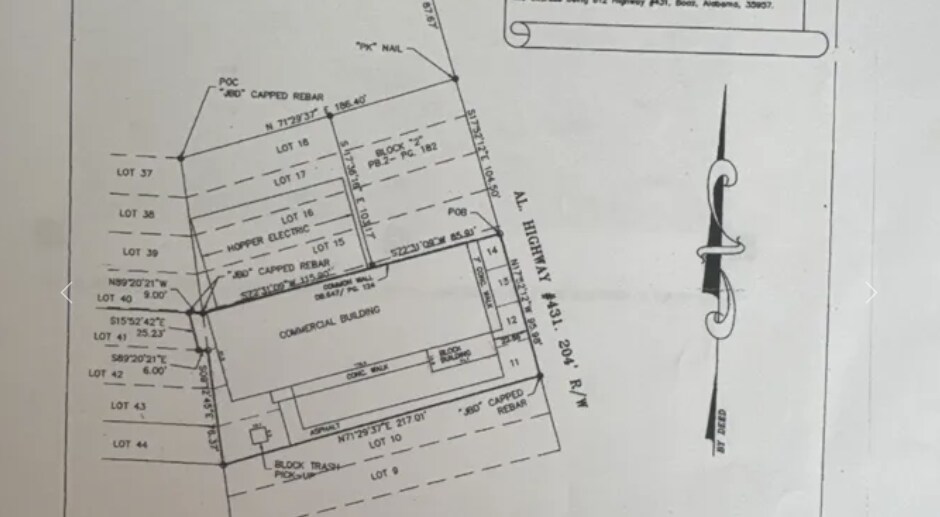 1537 Us Highway 431, Boaz, AL à vendre - Plan cadastral - Image 2 de 2