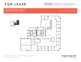 5151 Belt Line Rd, Dallas, TX à louer Plan d’étage- Image 1 de 1