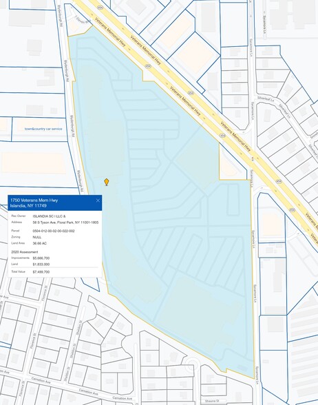 1750 Veterans Memorial Hwy, Islandia, NY à louer - Plan cadastral - Image 2 de 3