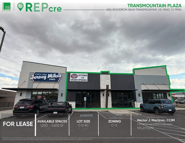 Plus de détails pour 4824 Woodrow Bean Transmountain Dr, El Paso, TX - Bureau/Commerce de détail, Commerce de détail à louer