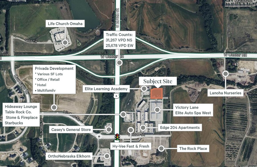 20120 Oak St, Elkhorn, NE à vendre - Aérien - Image 2 de 5