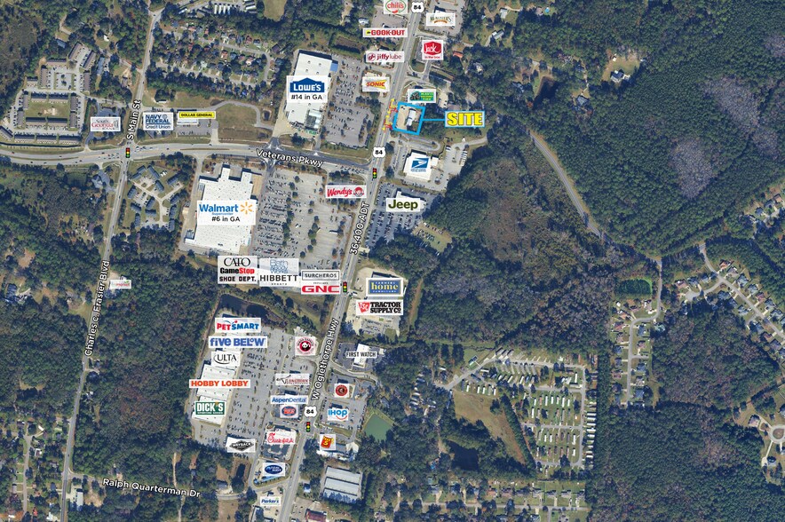 730 W Oglethorpe Hwy, Hinesville, GA à louer - Photo du bâtiment - Image 1 de 4