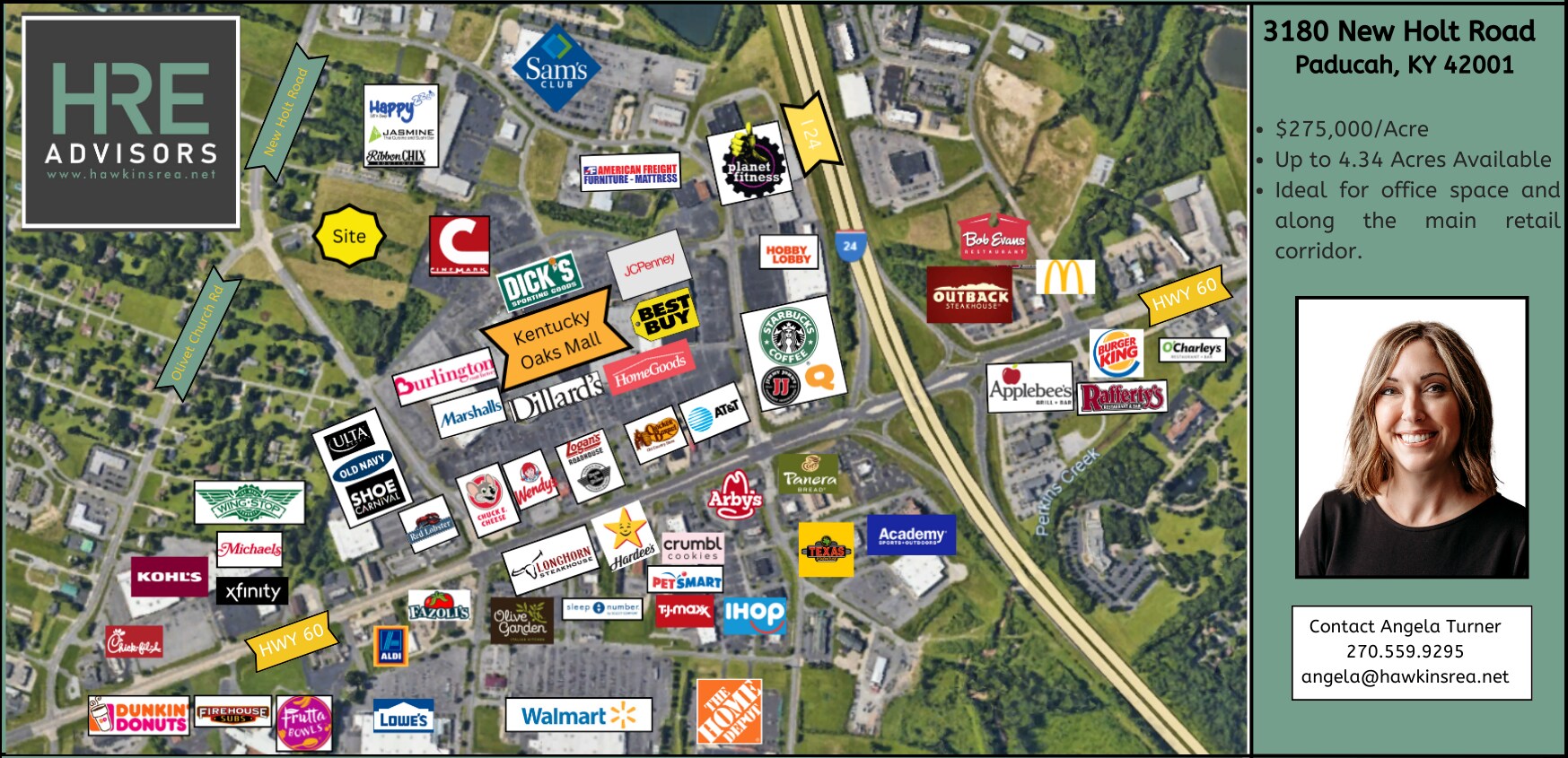 3180 Olivet Church Rd, Paducah, KY for sale Aerial- Image 1 of 16