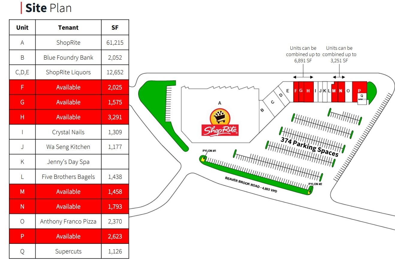 60 Beaverbrook Rd, Lincoln Park, NJ for lease Site Plan- Image 1 of 1