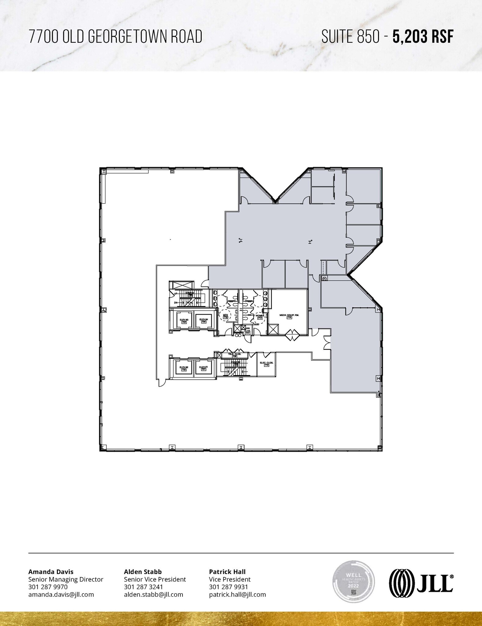 7700 Old Georgetown Rd, Bethesda, MD for lease Floor Plan- Image 1 of 1