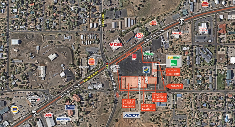161 E Deuce of Clubs, Show Low, AZ for lease - Building Photo - Image 3 of 6