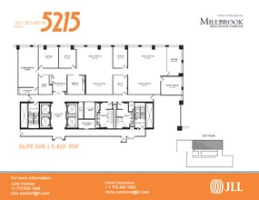 5215 Old Orchard Rd, Skokie, IL à louer Plan d’étage- Image 1 de 2