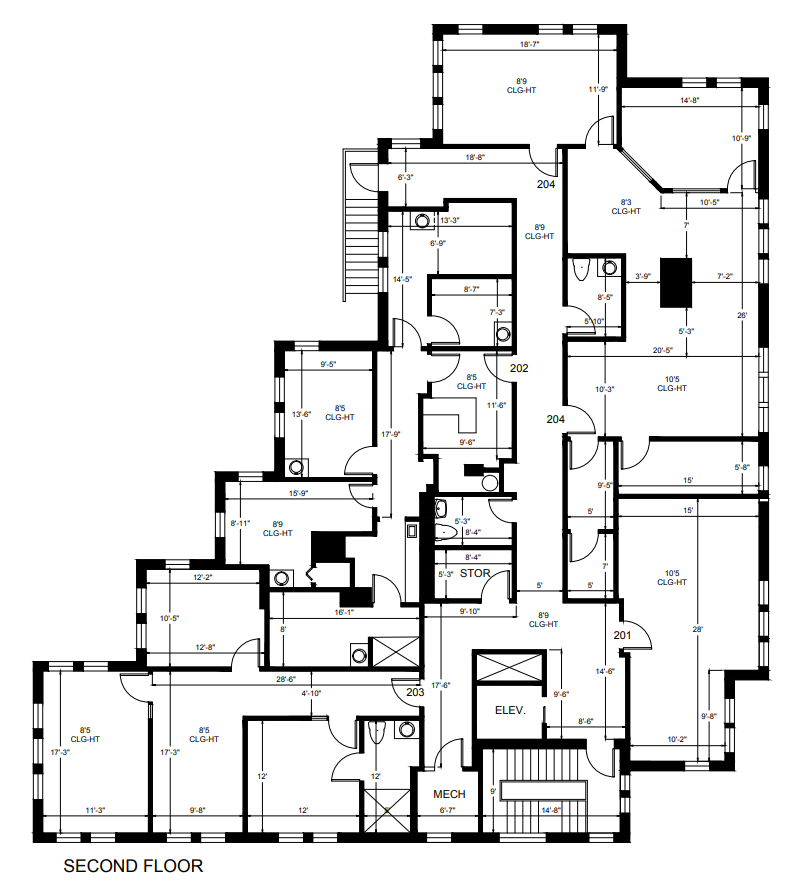 717 SE 2nd Ave, Fort Lauderdale, FL à louer Plan d’étage- Image 1 de 1