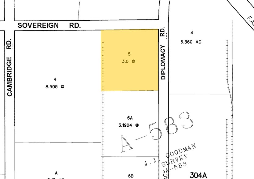 4401 Diplomacy Rd, Fort Worth, TX à vendre - Plan cadastral - Image 1 de 1