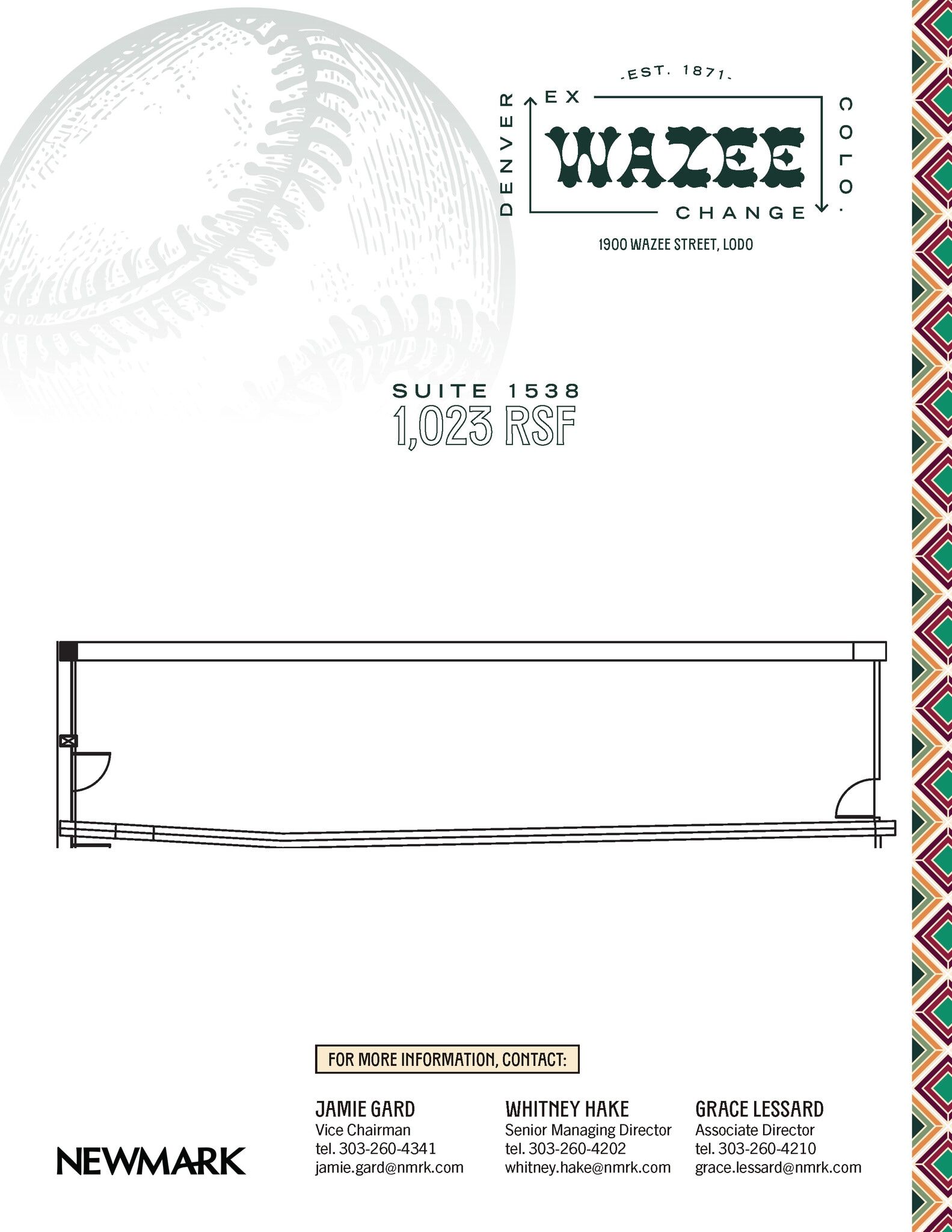 1900 Wazee St, Denver, CO à louer Plan d’étage- Image 1 de 1