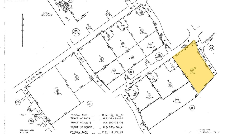 3420 Ocean Park Blvd, Santa Monica, CA for lease - Plat Map - Image 2 of 6