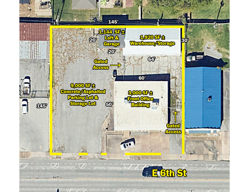 2235 E 6th St, Tulsa, OK for lease Aerial- Image 1 of 1