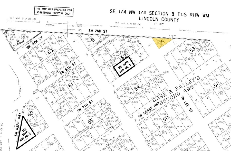 324 SW 7th St, Newport, OR à louer - Plan cadastral - Image 2 de 2