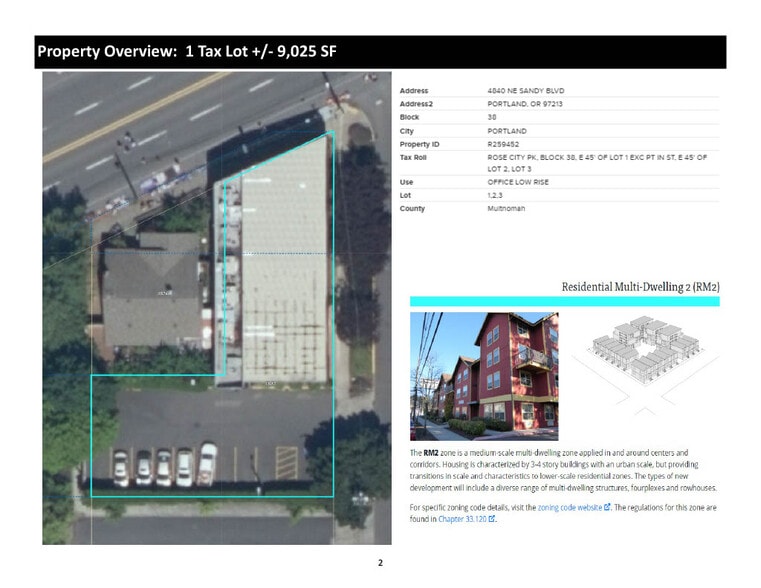 4840 NE Sandy Blvd, Portland, OR à vendre - Photo du bâtiment - Image 2 de 8