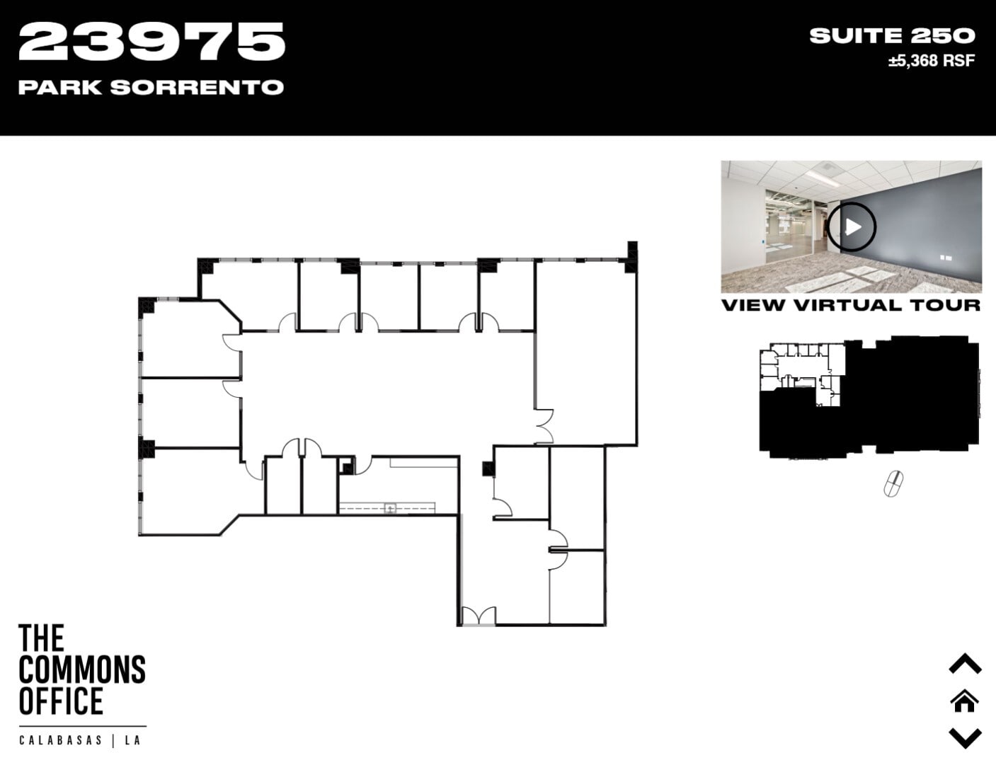 24025 Park Sorrento, Calabasas, CA for lease Floor Plan- Image 1 of 2