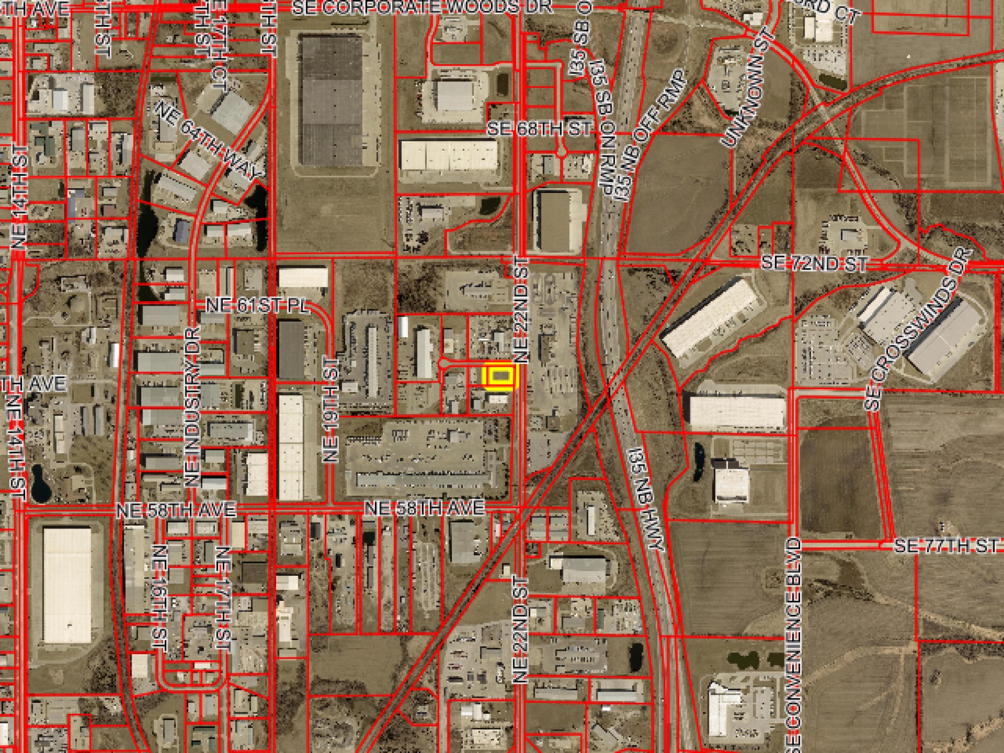 2163 NE 60th Ave, Des Moines, IA for sale Aerial- Image 1 of 3