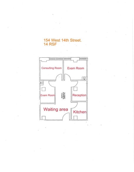 154 W 14th St, New York, NY à louer - Plan de site - Image 2 de 8